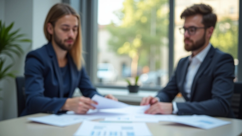 Riunione di team attorno a tavolo con dati NLP visualizzati, ufficio luminoso